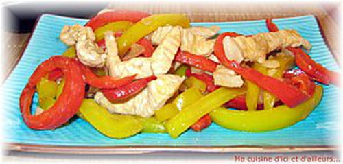 Porc aux poivrons