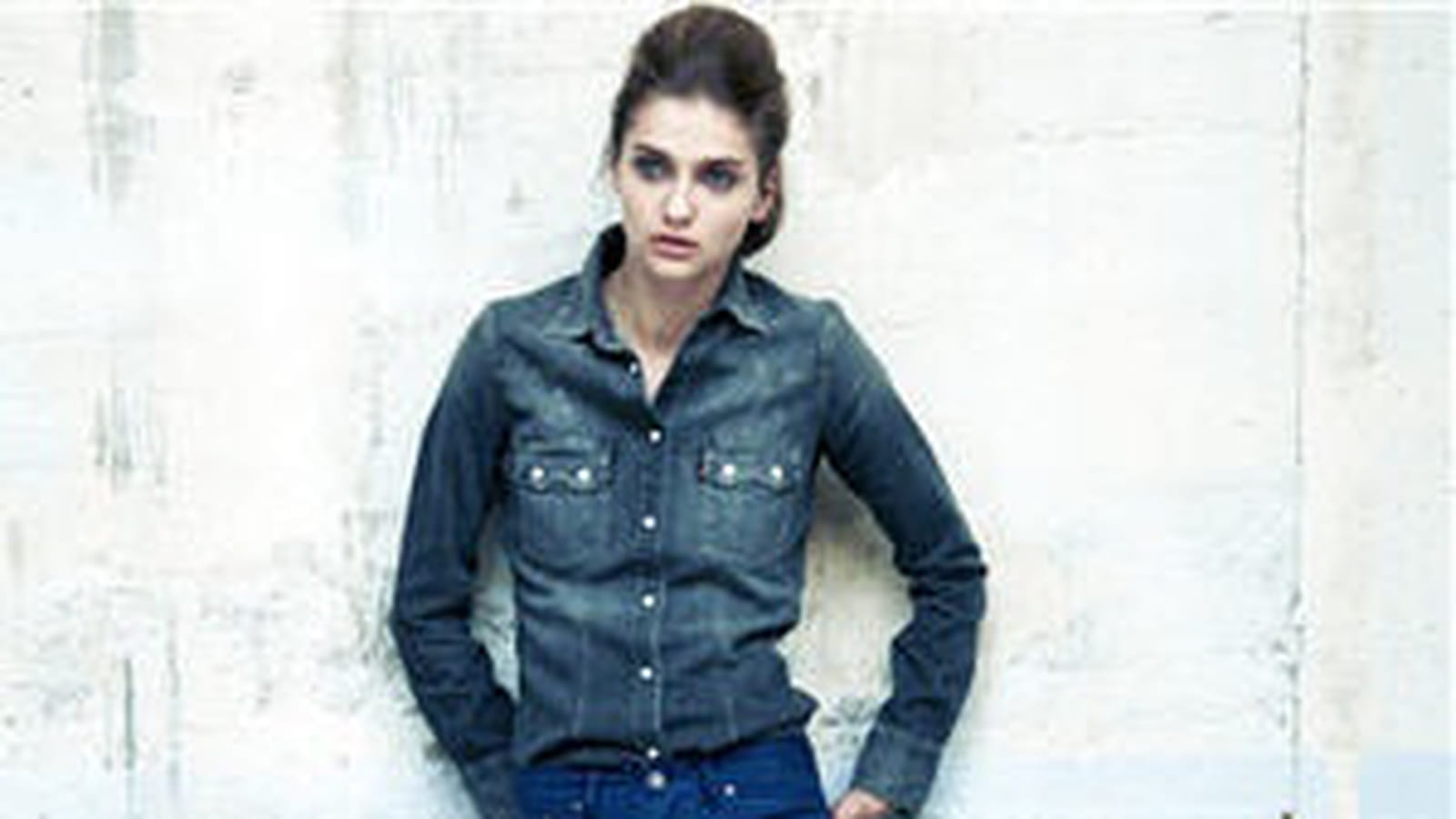 Jean velours bleu foncé de Levi's