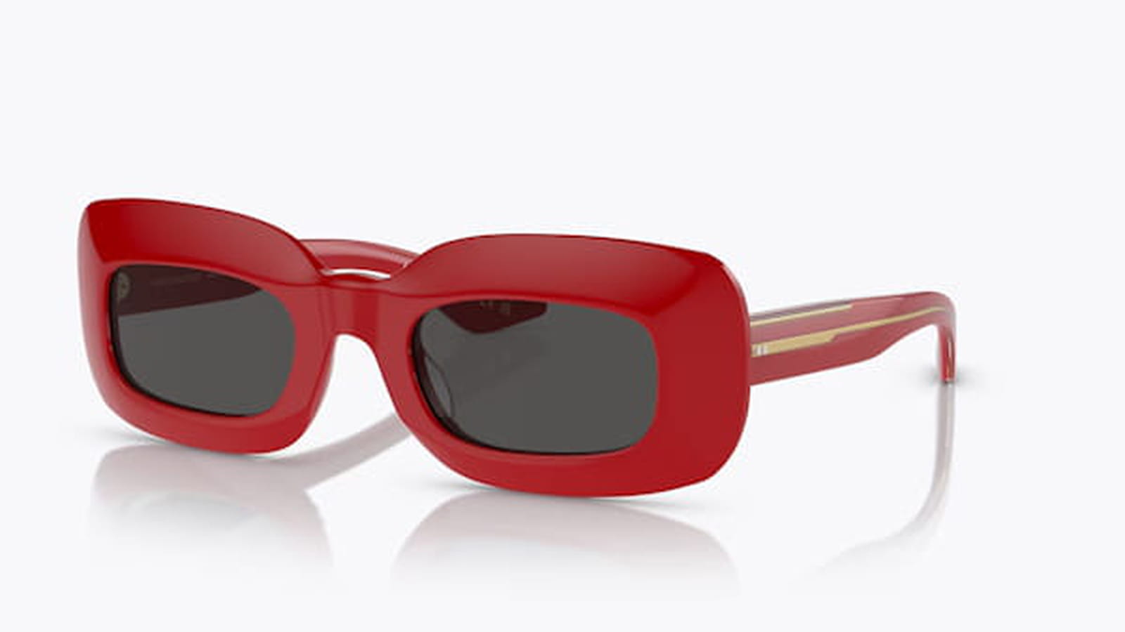Lunettes de soleil rouges Oliver Peoples x Khaite 