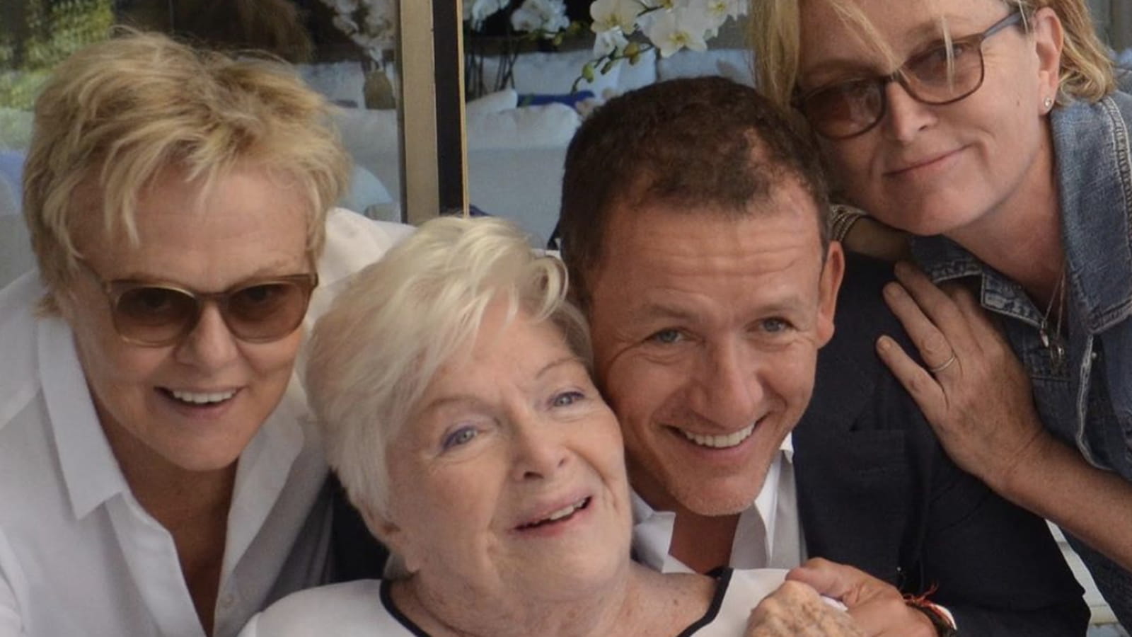 Avec Muriel Robin, Dany Boon et Claude Chirac