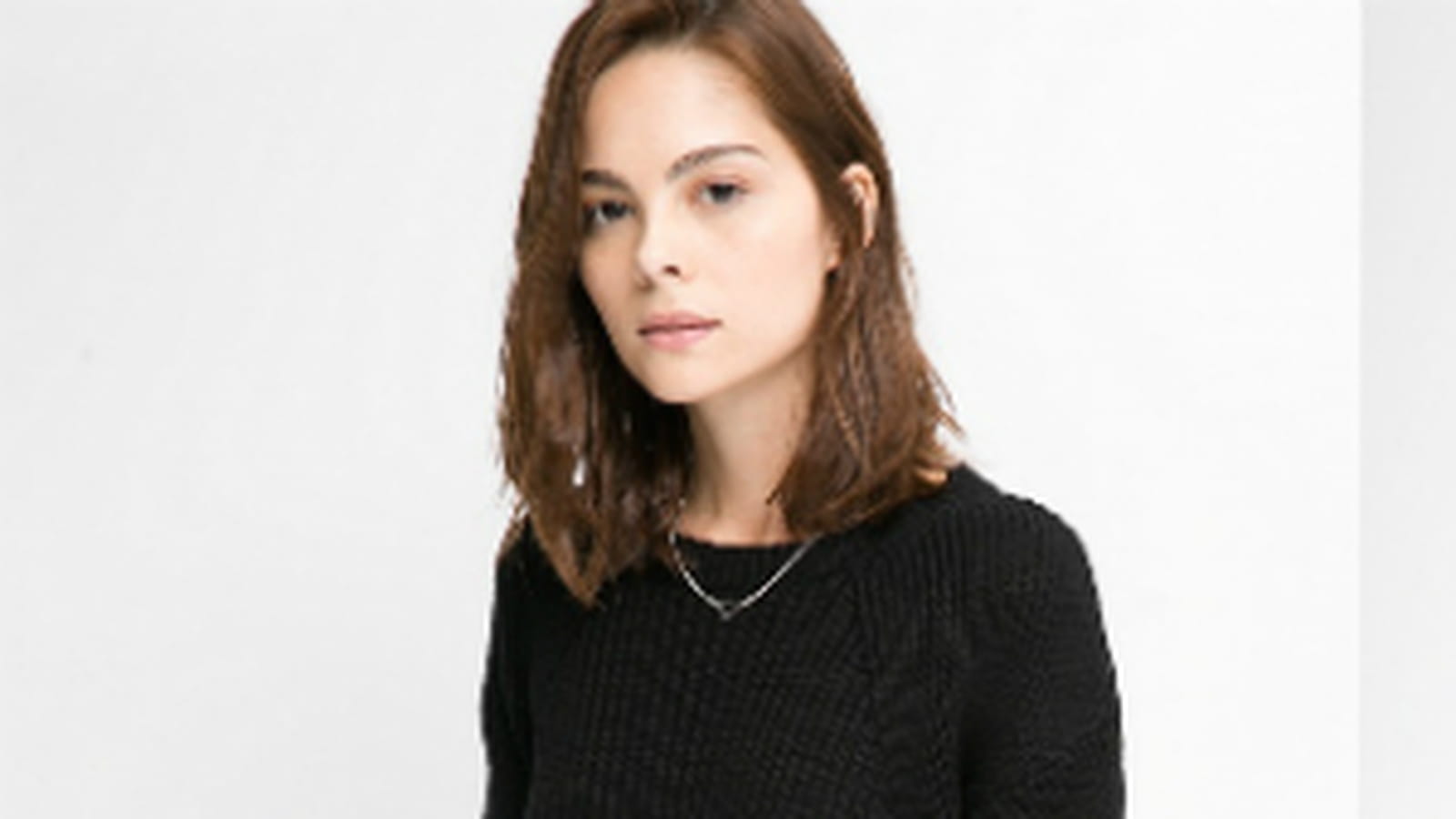 Jupe en cuir de Mango