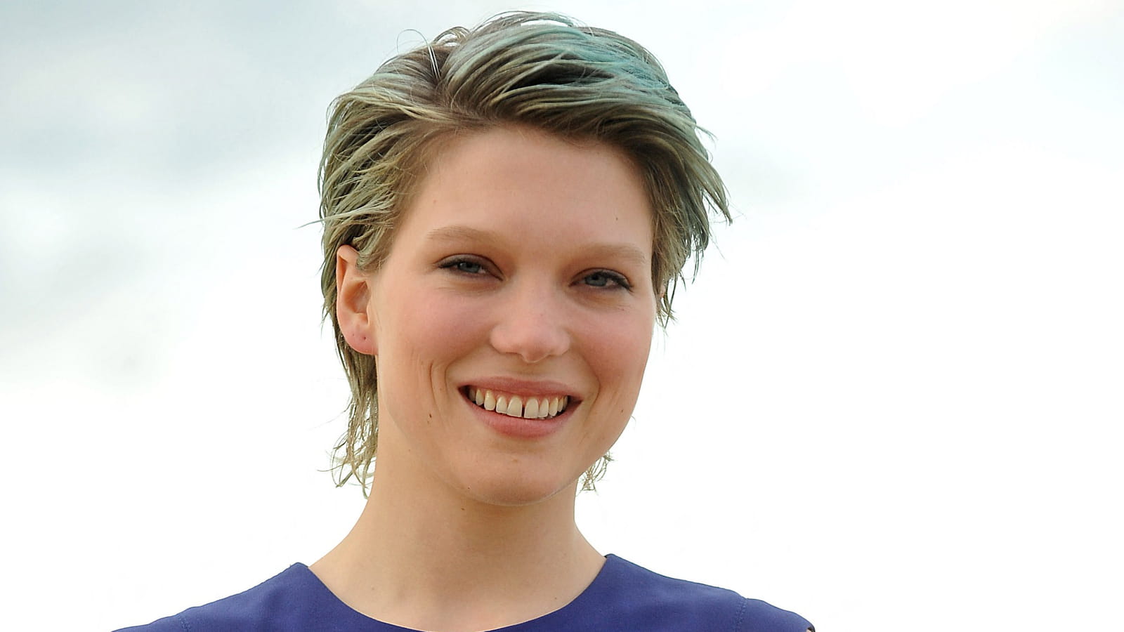 Léa Seydoux, avec ses cheveux bleus