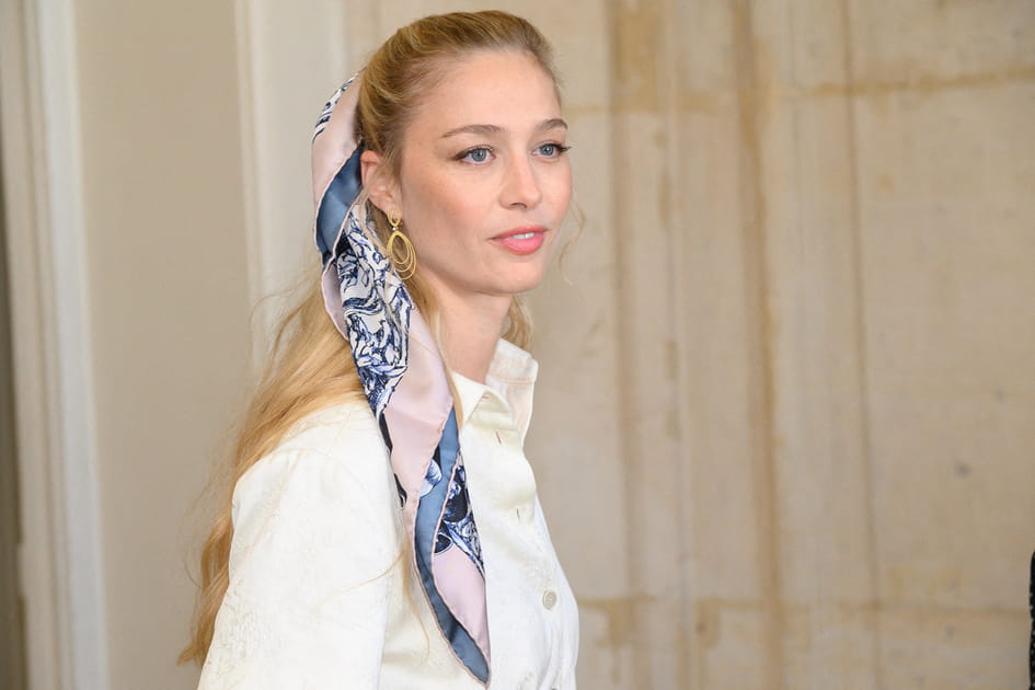 Beatrice Borromeo, jolie avec son foulard dans les cheveux