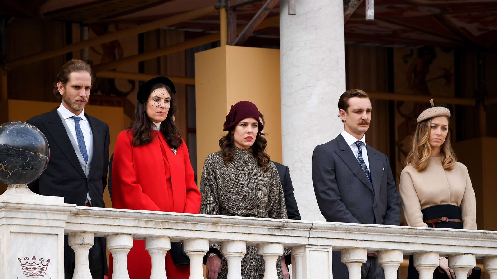 Andrea Casiraghi, Tatiana Santo Domingo, Charlotte Casiraghi, Pierre Casiraghi et Beatrice Borromeo