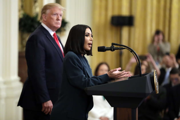 Kim Kardashian s'est rendue &agrave; la Maison-Blanche