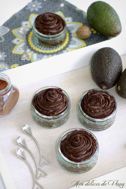 Mousse chocolat et avocat
