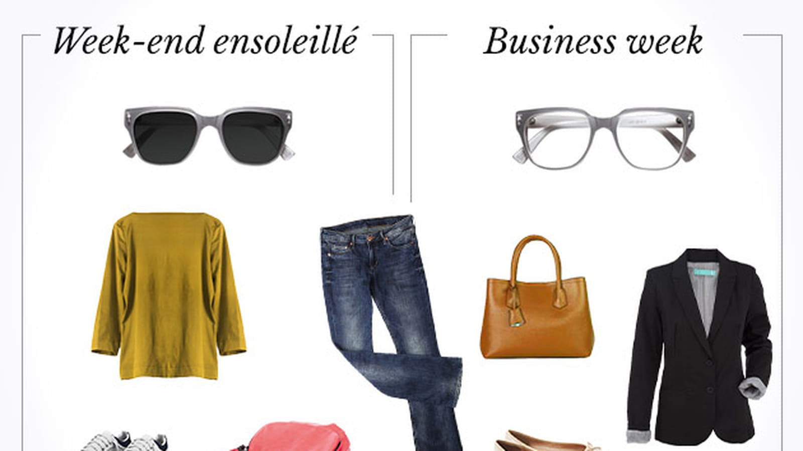 Week end ensoleillé VS business week