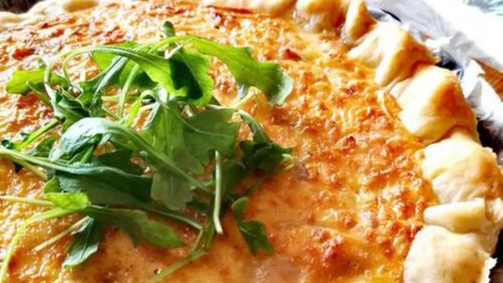 Quiche chèvre et lardons