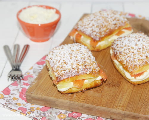 Tarte tropézienne aux agrumes