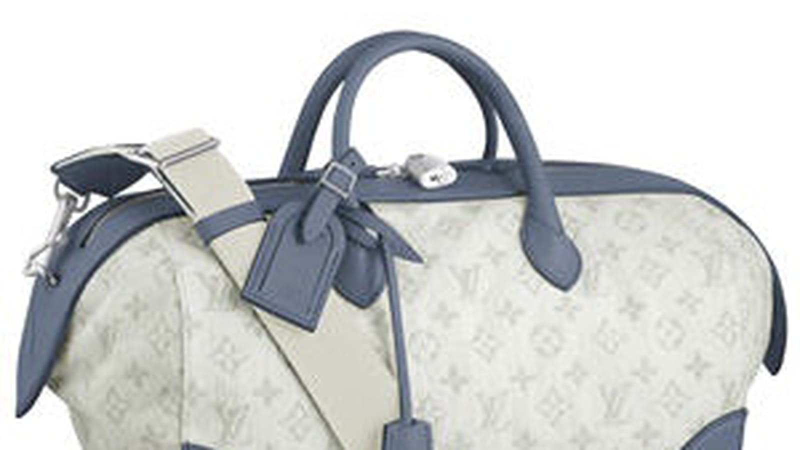 Sac "Speedy Round" denim et cuir de Louis Vuitton
