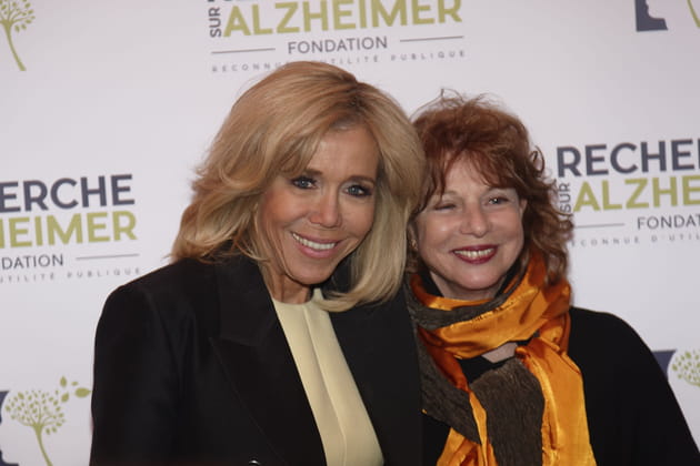 Brigitte Macron et Agathe Natanson &agrave; l'Olympia pour le gala de la fondation pour la recherche sur Alzheimer
