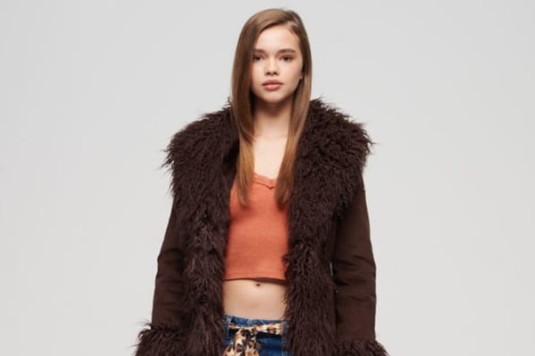 Veste Marron Burning Torch Taille M Avec Doublure Fausse Fourrure - Occasion Très Bon état