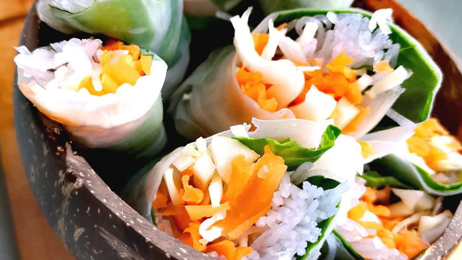 Spring rolls végétariens