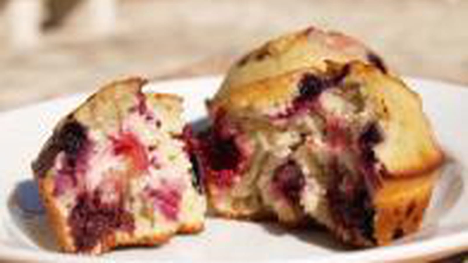 Muffins au quinoa et fruits rouges 