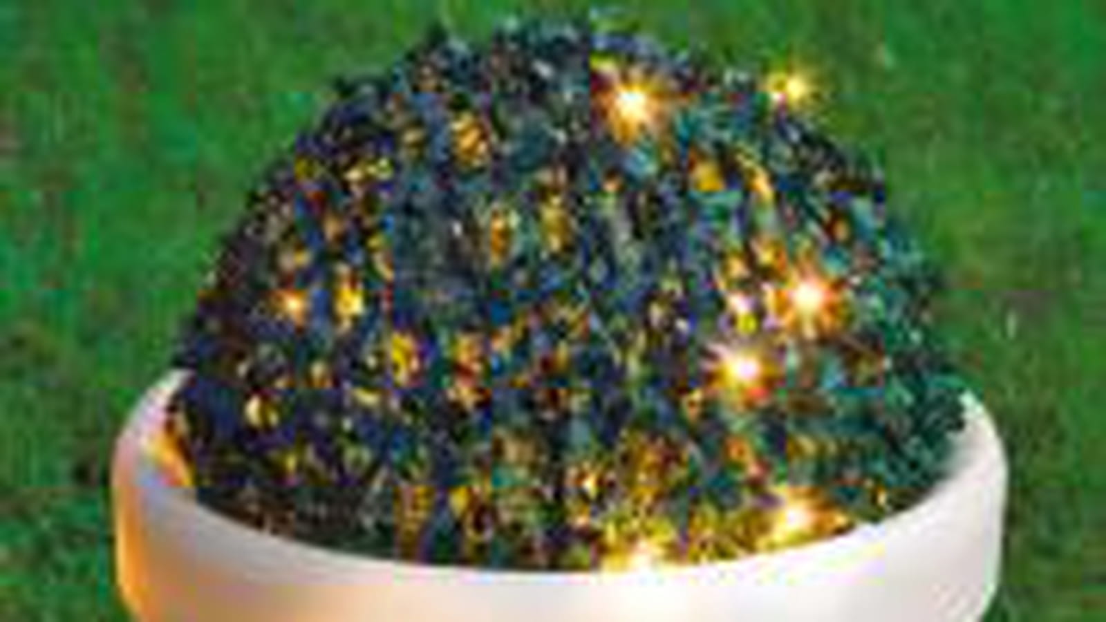 Boule de buis lumineuse