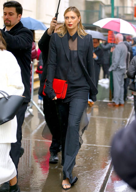 Maria Sharapova au d&eacute;fil&eacute; Vera Wang