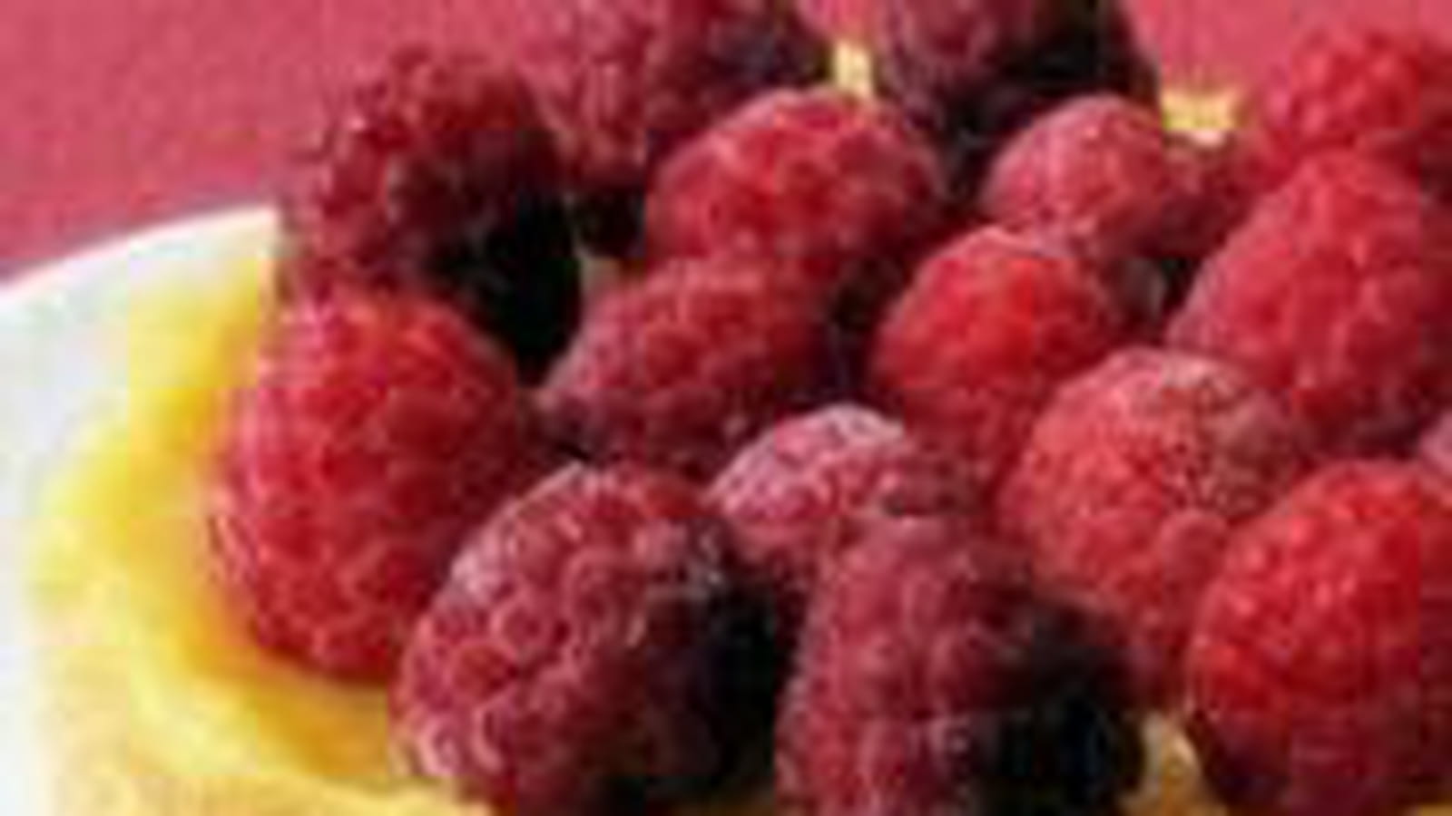 Tarte aux framboises et au citron