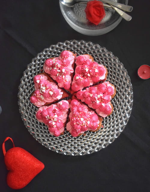 Moelleux aux biscuits roses pour mon Valentin