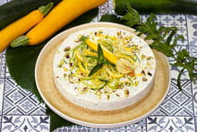 Cheesecake aux courgettes et à la menthe : Etape 5