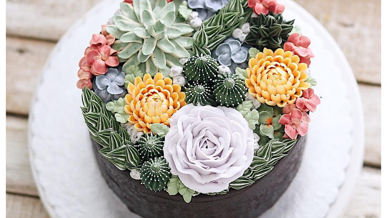 Gâteau coloré