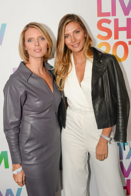 Sylvie Tellier et Camille Cerf au d&eacute;fil&eacute; Etam