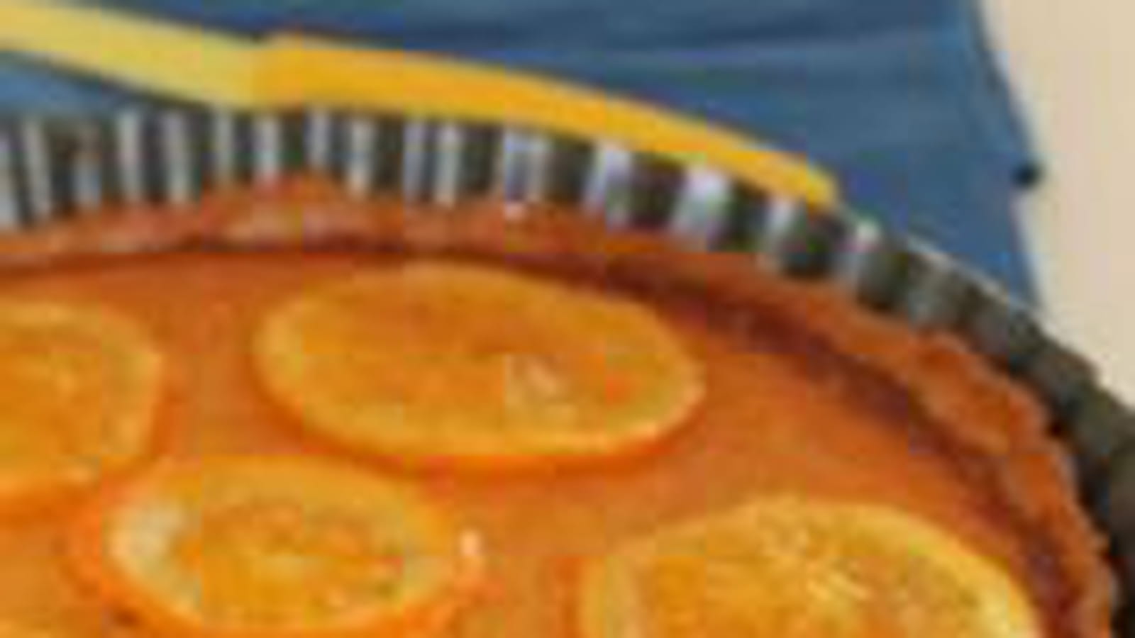 Tarte amandine à l'orange