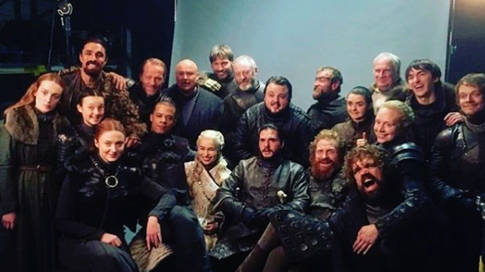 Sophie Turner, Raleigh Ritchie, Emilia Clarke, Nikolaj Coster-Waldau, John Bradley West, Maisie Williams, Gwendoline Christie, Isaac Hempstead Wright