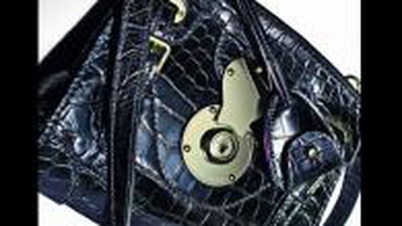 Mini Ricky Bag en crocodile, Ralph Lauren 