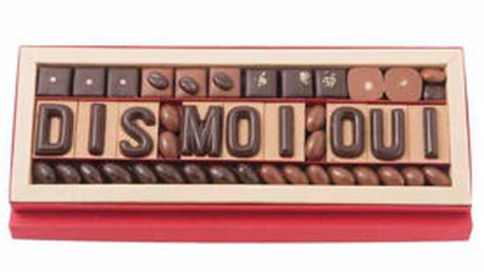 Boîte de chocolat à message à personnaliser de Jadis et Gourmande