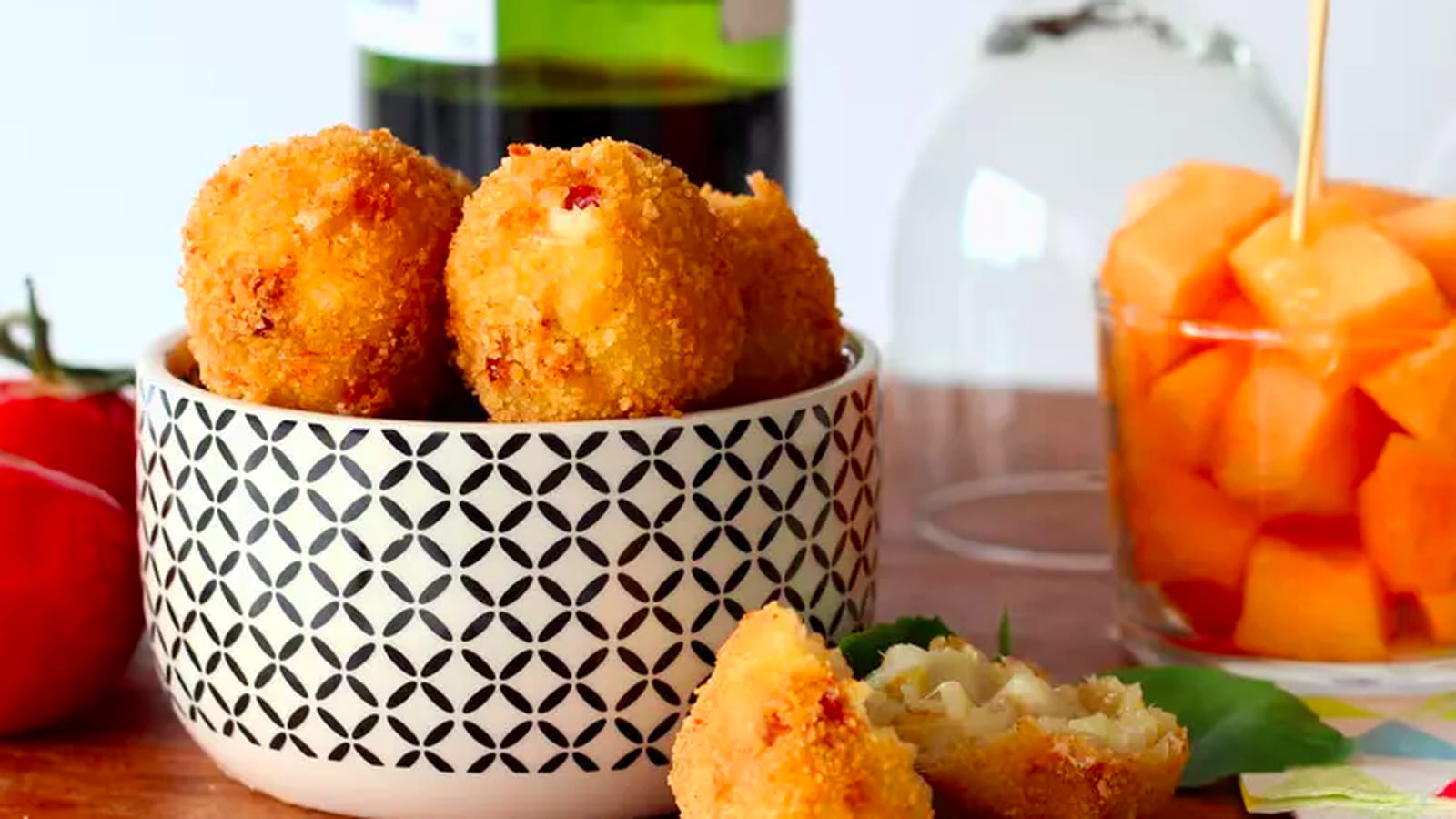 Arancini tomates séchées et mozzarella