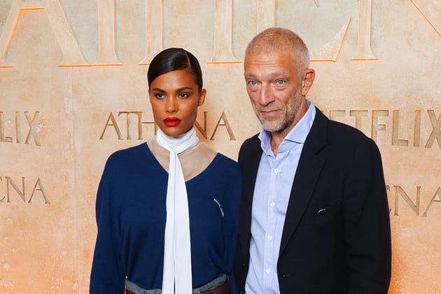 Vincent Cassel et Tina &agrave; la 1&egrave;re d'Athena, en septembre 2022&nbsp;&agrave; Paris