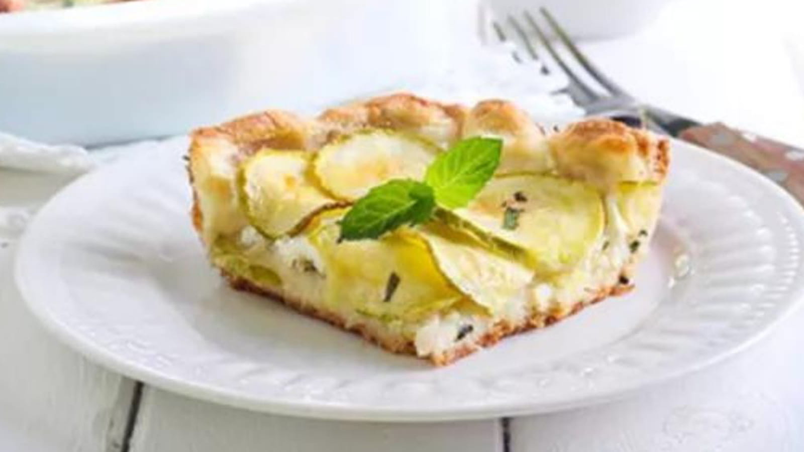 Quiche aux courgettes et au chèvre
