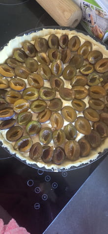 Tarte amande quetsches : Etape 3