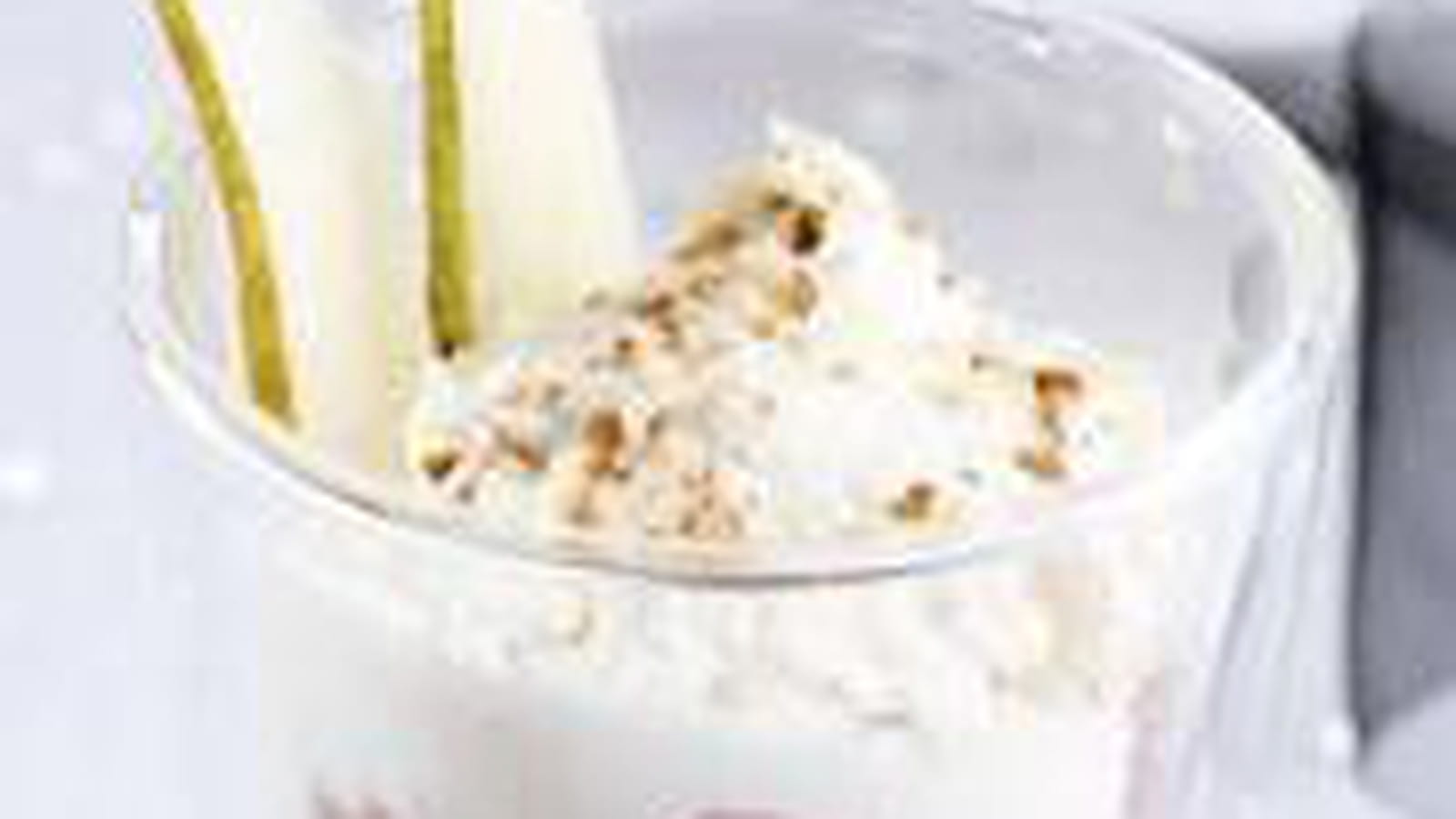 Verrines de magret fumé, poire