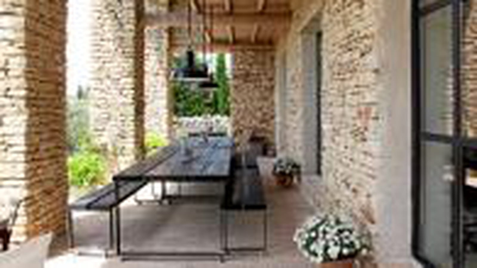 Terrasse en pierre