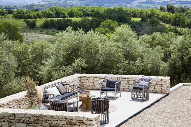 Terrasse délimitée