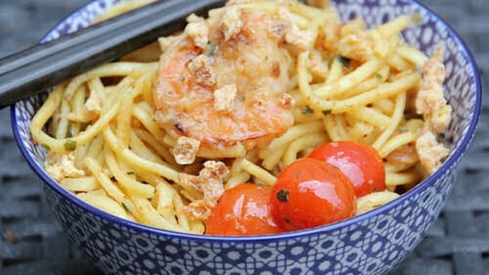 Pad Thaï aux crevettes