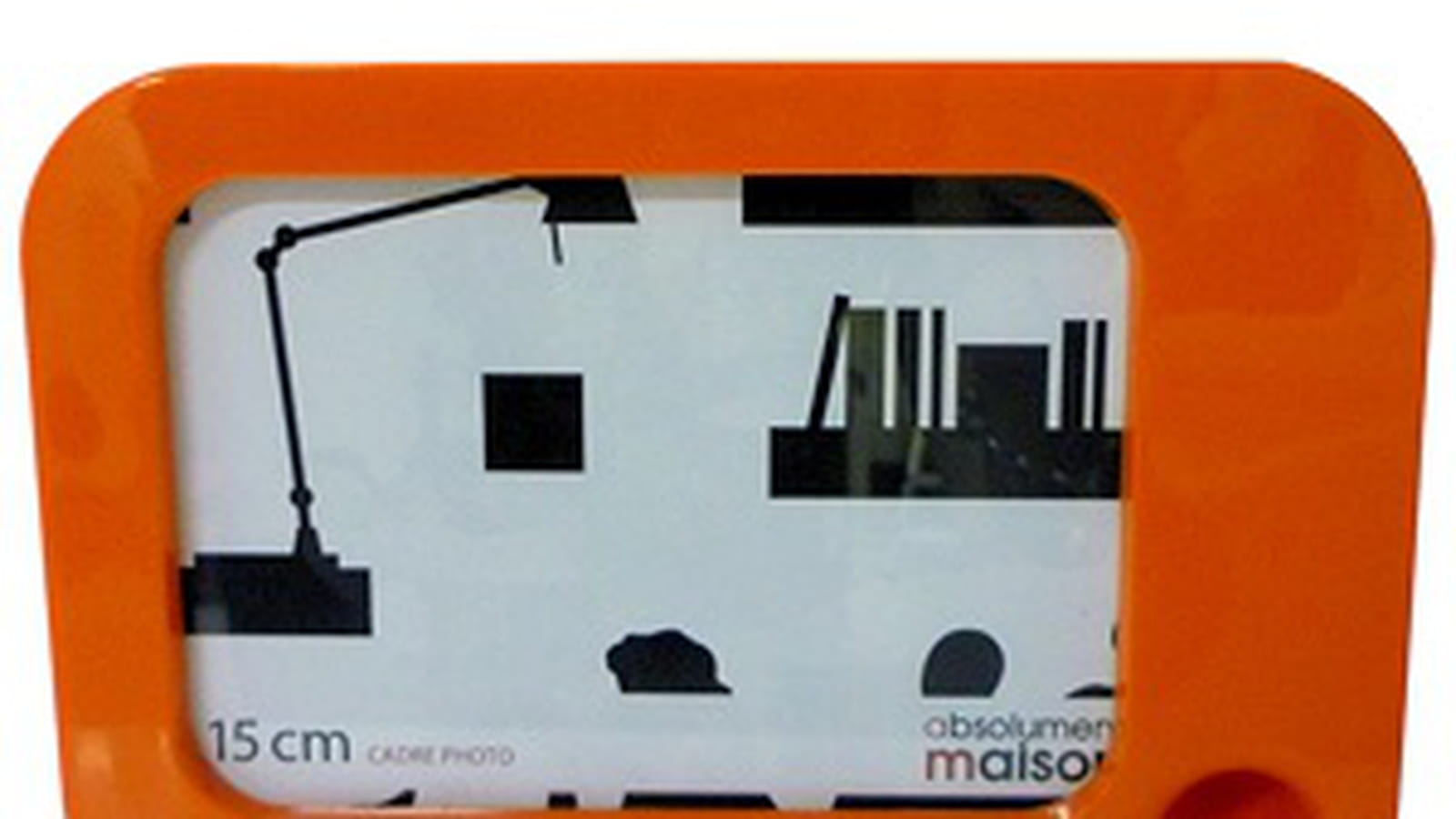 Cadre orange de BHV Déco