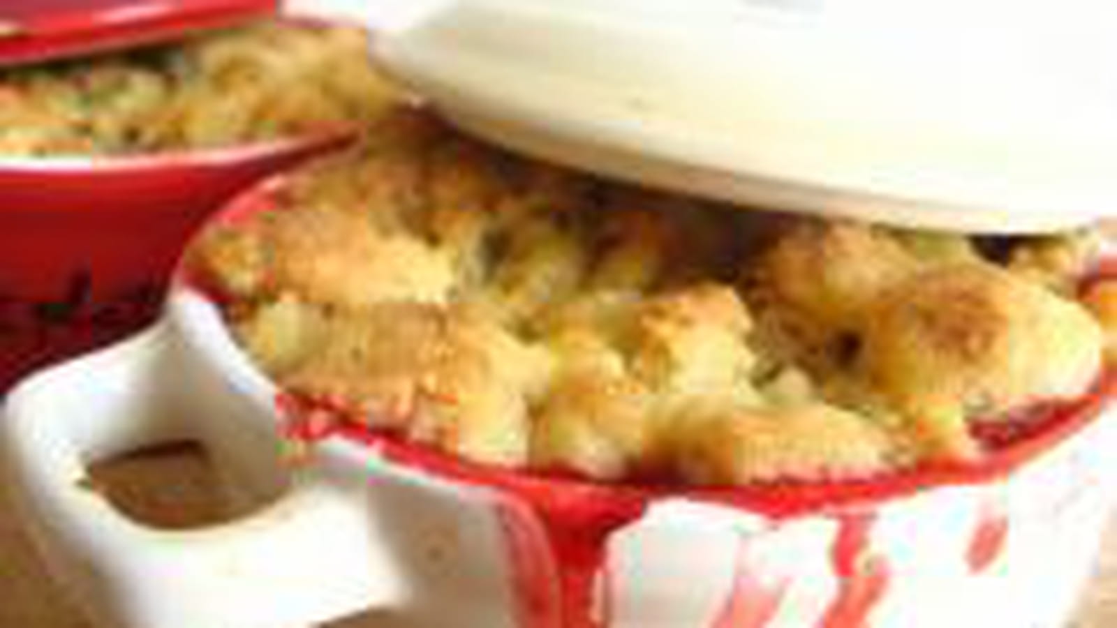 Crumble fraise-rhubarbe