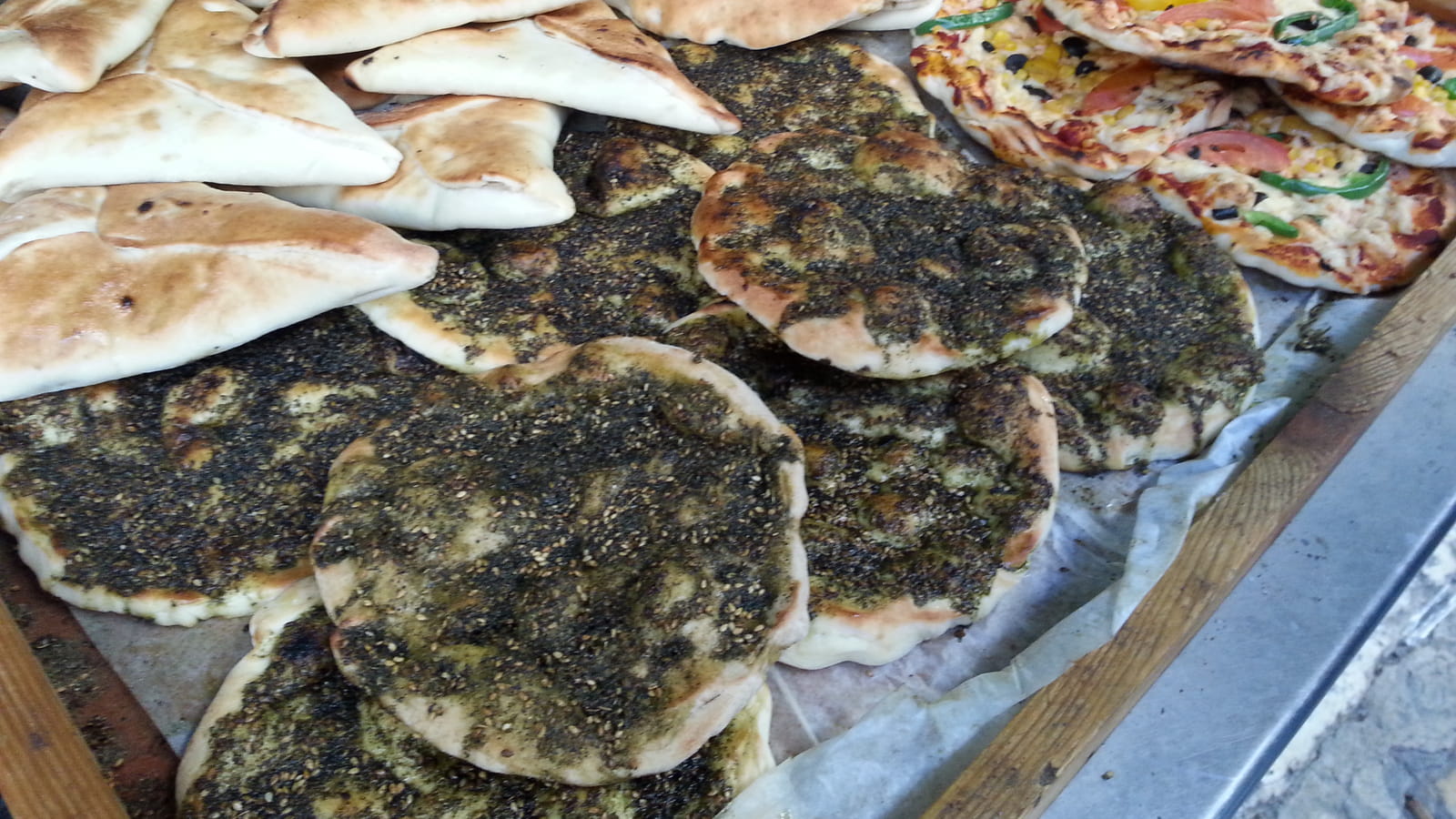 Pain pita garni