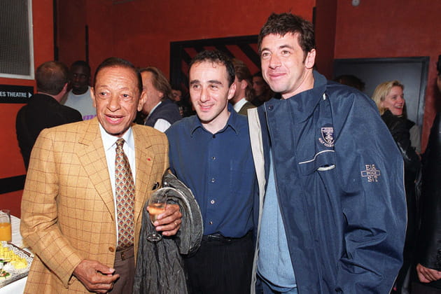 Henri Salvador et Patrick Bruel pour la Générale d'Elie Semoun à l'Olympia en 2002