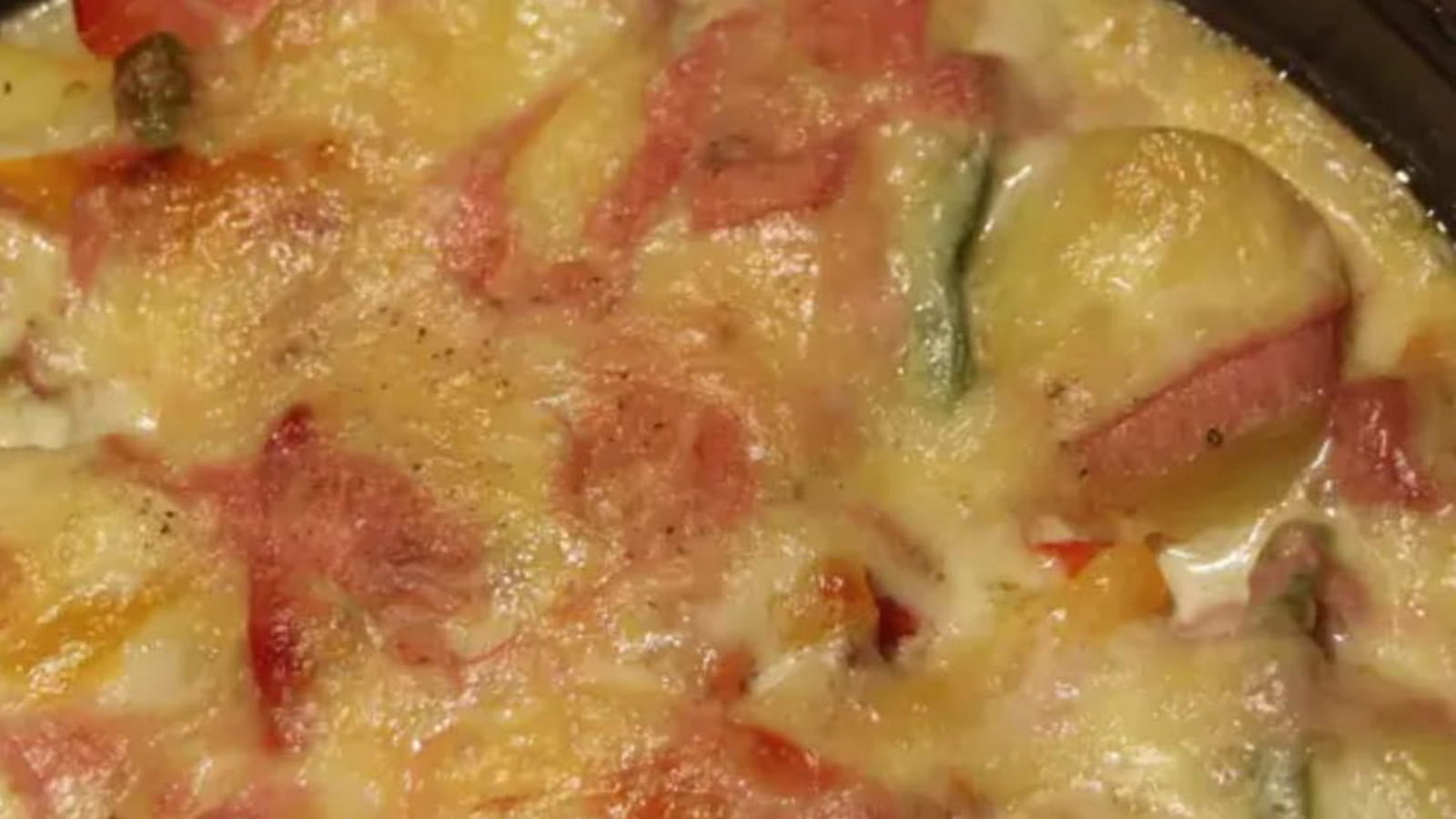 Tartiflette au Munster et poivrons
