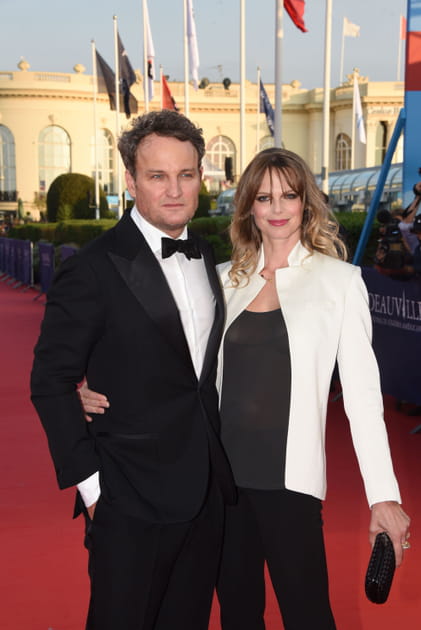 Jason Clarke et son &eacute;pouse, l'actrice fran&ccedil;aise C&eacute;cile Breccia