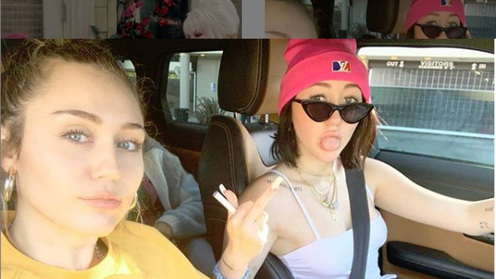Miley et Noah Cyrus