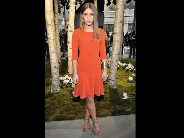 Adèle Exarchopoulos au défilé Hugo Boss