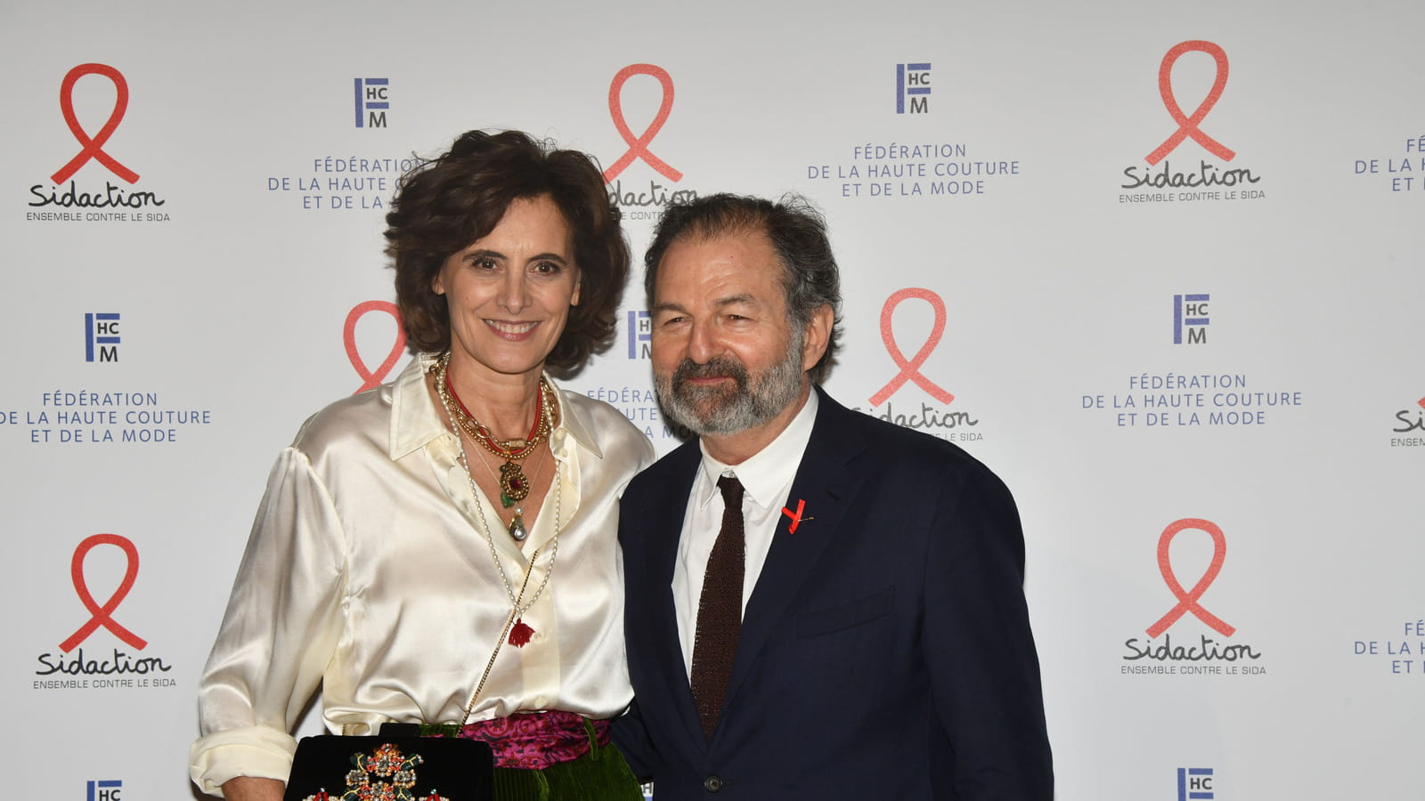 Inès de la Fressanges et Denis Olivennes