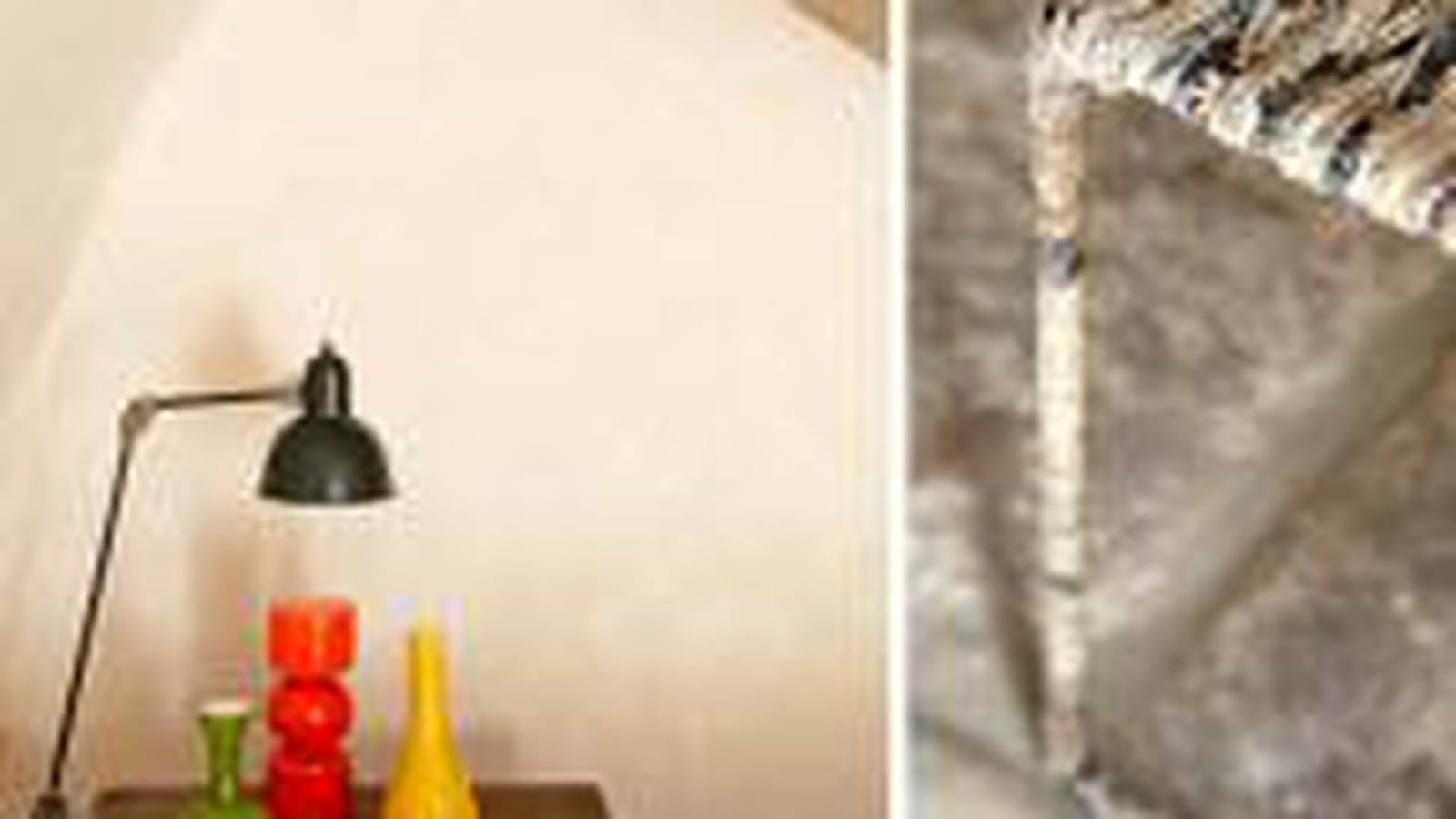 Vases et chaise