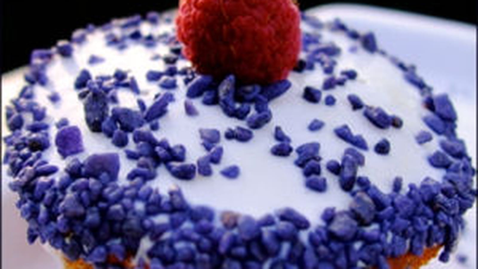 Cupcakes framboise-violette