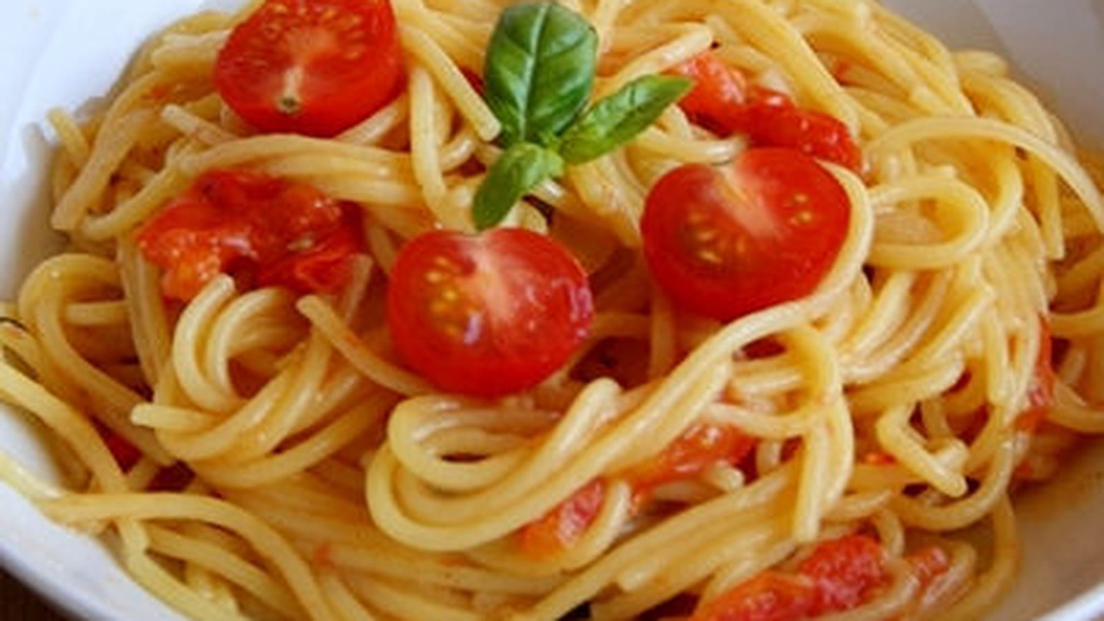 Pâtes aux tomates cerise