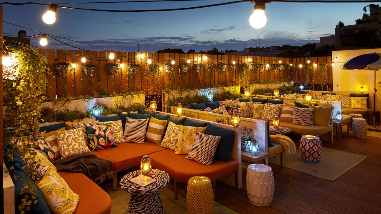 Rooftop de l'hôtel Mama Shelter à Paris